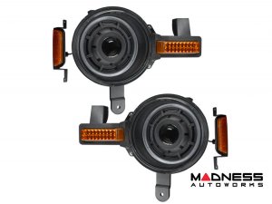 Ford Bronco Head Lights - Oculus Bi-LED Projector - Oracle - White